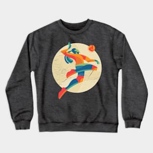 Volleyball Spike Crewneck Sweatshirt